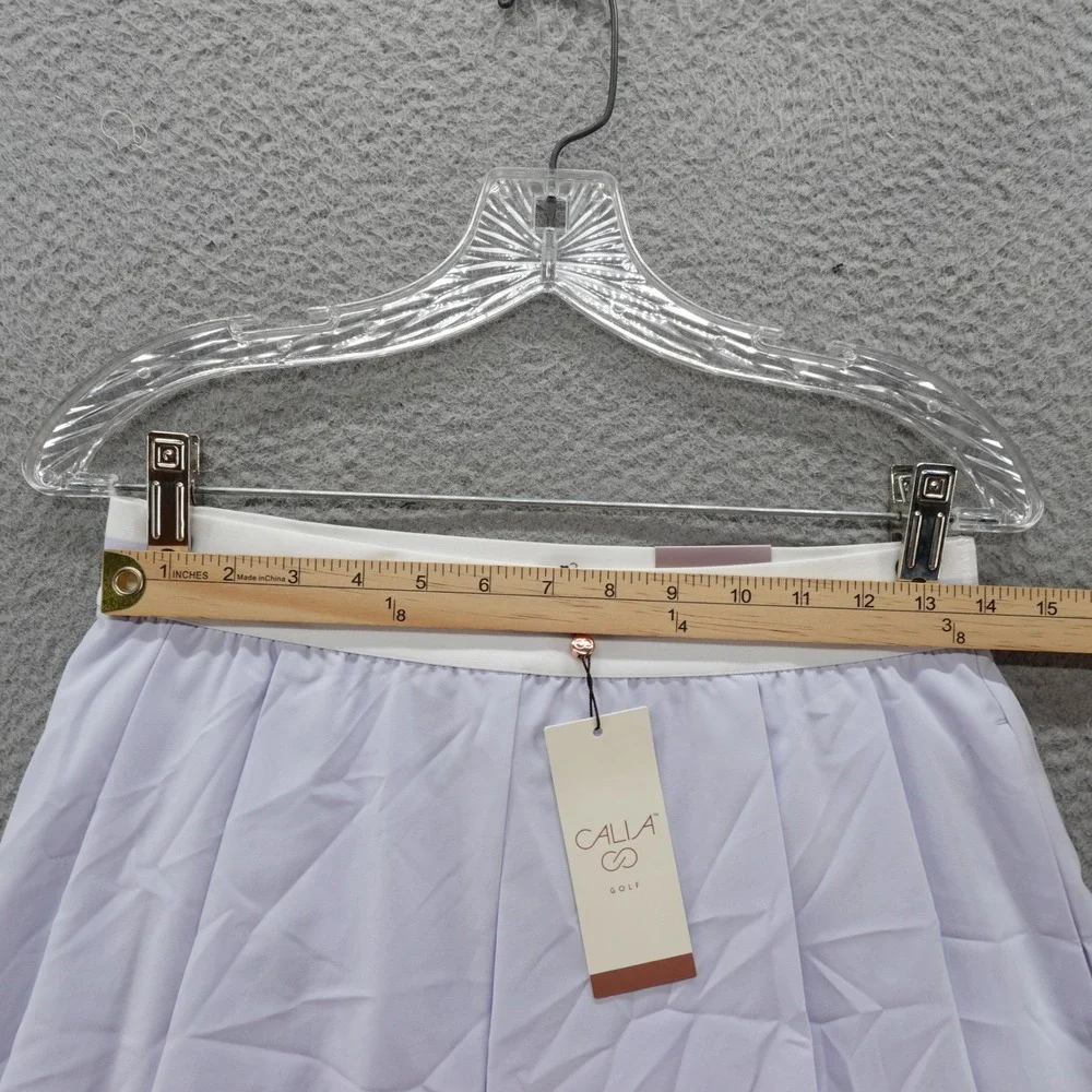 Calia Golf Womens Small Fashion Court Skort Grey Skies Purple High Rise NEW